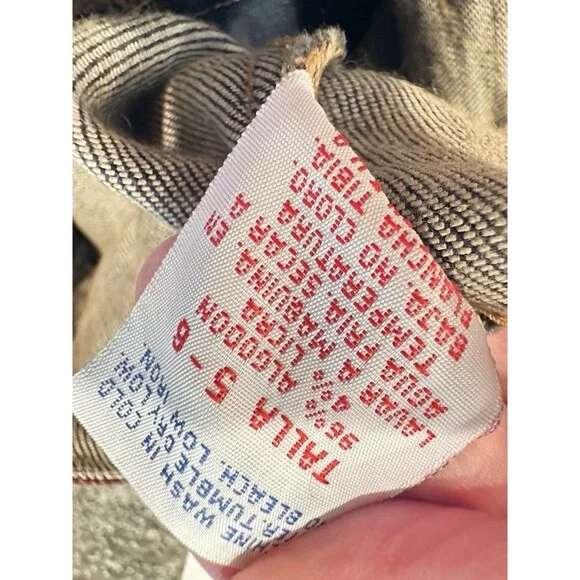 Vintage 70s style Patchwork Watch LA Flare Bell Bottom Cotton Denim Jeans NWT - Picture 16 of 16